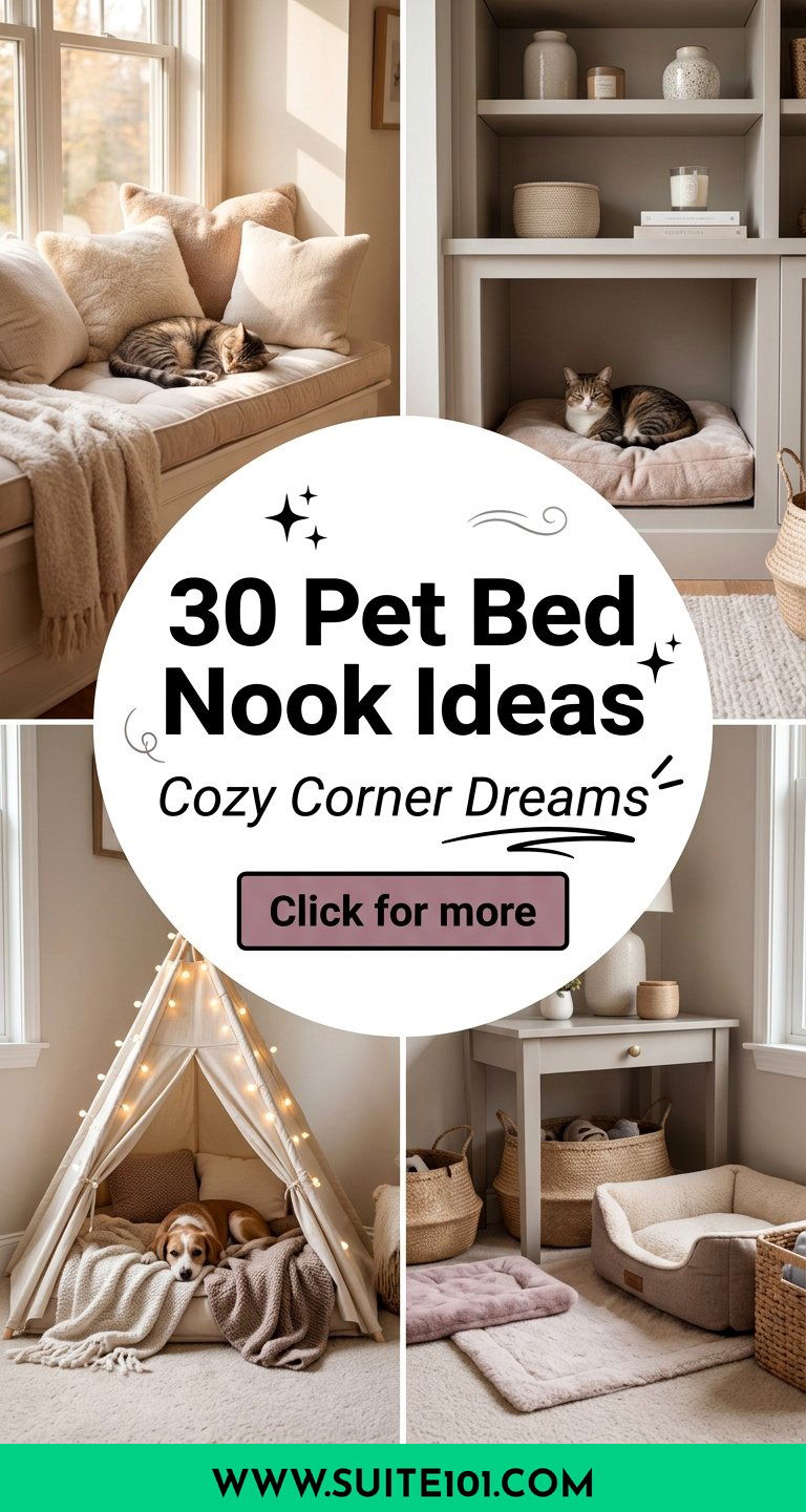 30 Pet Bed Nook Ideas for Cozy Corners Your Pet Will Love - 30 Pet Bed Nook Ideas for Cozy Corners Your Pet Will Love