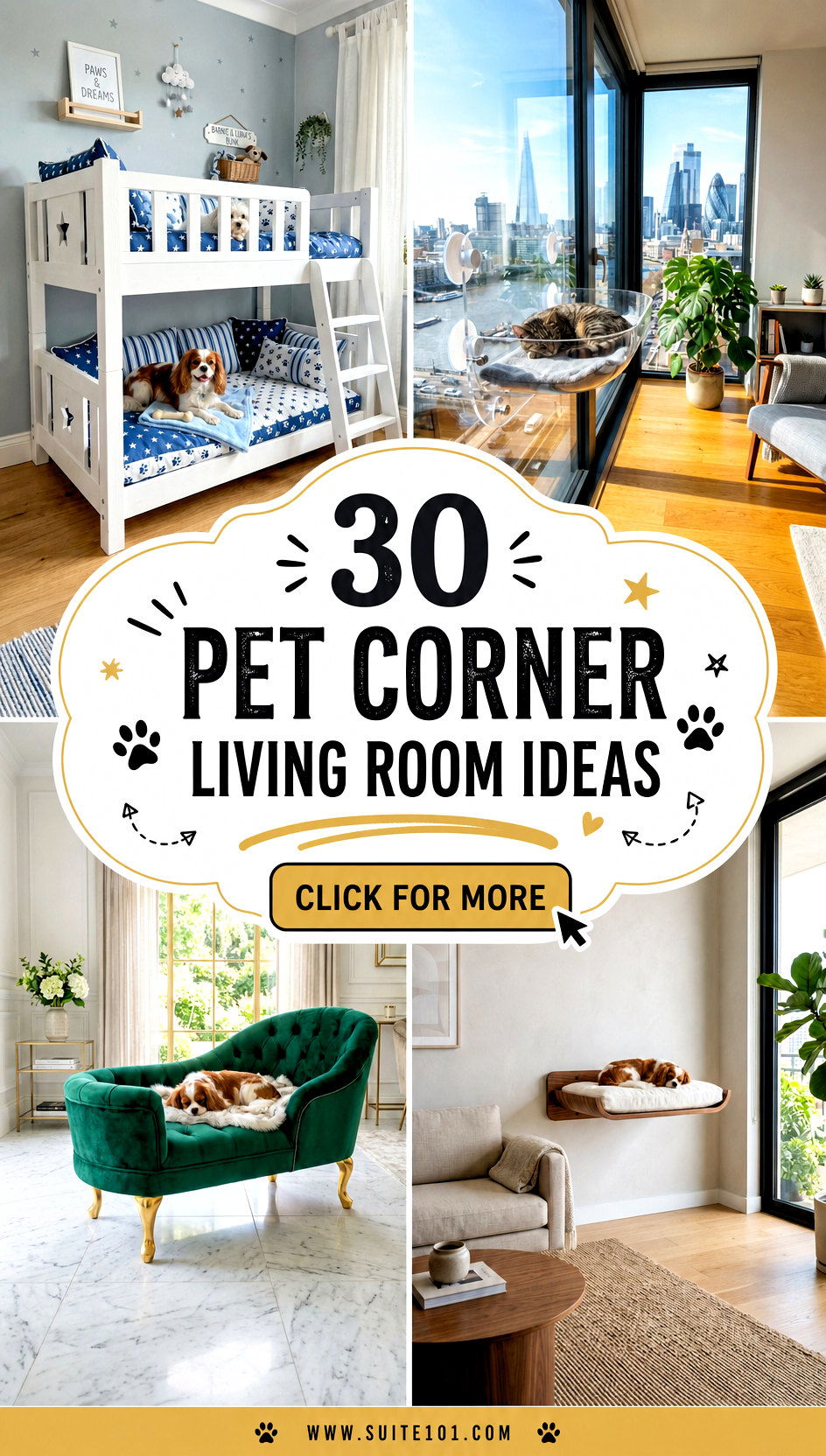30 Pet Corner Living Room Ideas for Stylish Dog-Friendly Comfort - 30 Pet Corner Living Room Ideas for Stylish, Dog-Friendly Comfort