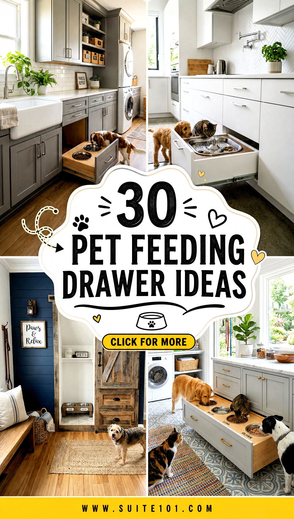 30 Pet Feeding Drawer Ideas Aesthetic-Make Meals Instantly Cute - 30 Pet Feeding Drawer Ideas Aesthetic-Make Meals Instantly Cute