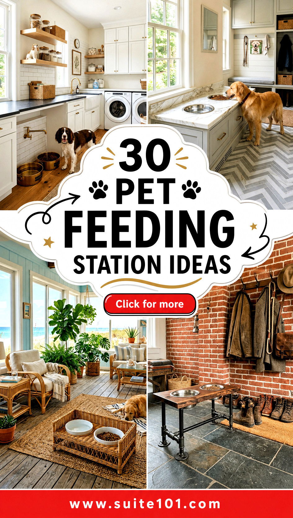 30 Pet Feeding Station Ideas to Keep Mealtime Organized - 30 Pet Feeding Station Ideas to Keep Mealtime Organized