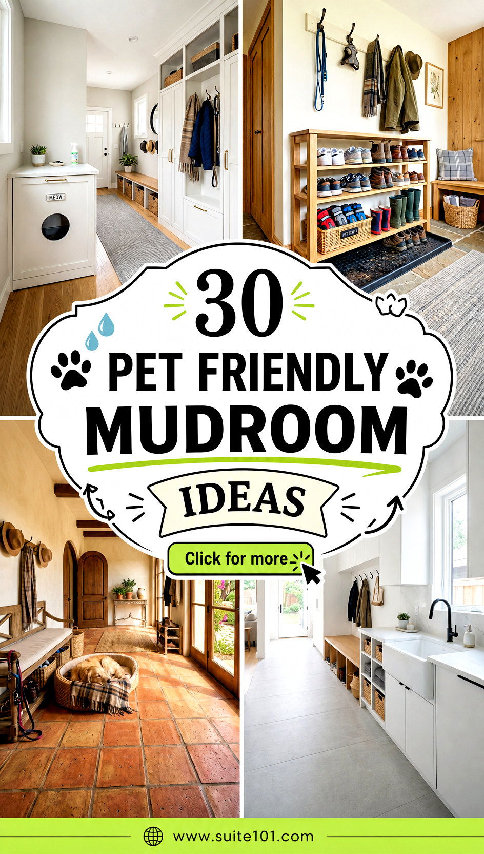 30 Pet Friendly Mudroom Ideas for Mud-Free Happy Entrances - 30 Pet Friendly Mudroom Ideas for Mud-Free, Happy Entrances