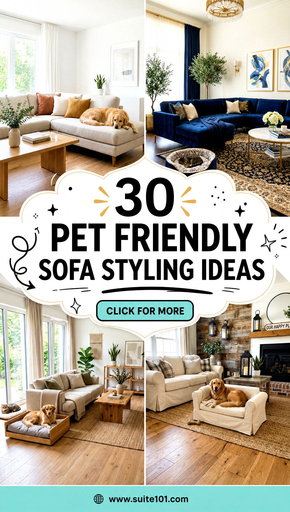 30 Pet Friendly Sofa Styling Ideas That Hide Fur Beautifully - 30 Pet Friendly Sofa Styling Ideas That Hide Fur Beautifully