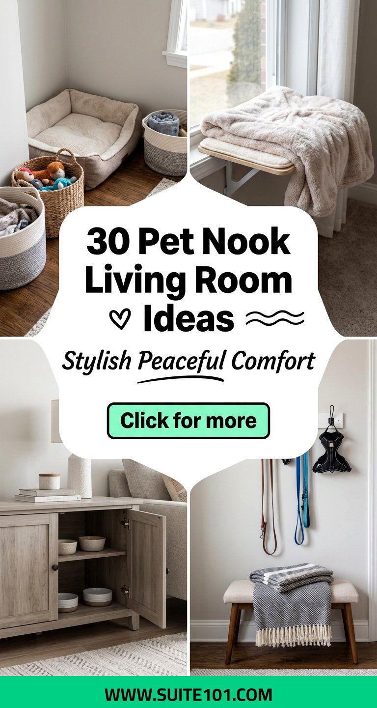 30 Pet Nook Living Room Ideas for a Stylish Calm Home Today - 30 Pet Nook Living Room Ideas for a Stylish, Calm Home Today