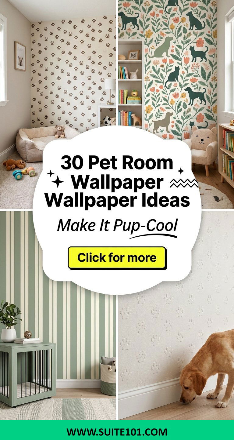 30 Pet Room Wallpaper Ideas That Transform Your Pups Space - 30 Pet Room Wallpaper Ideas That Transform Your Pup's Space