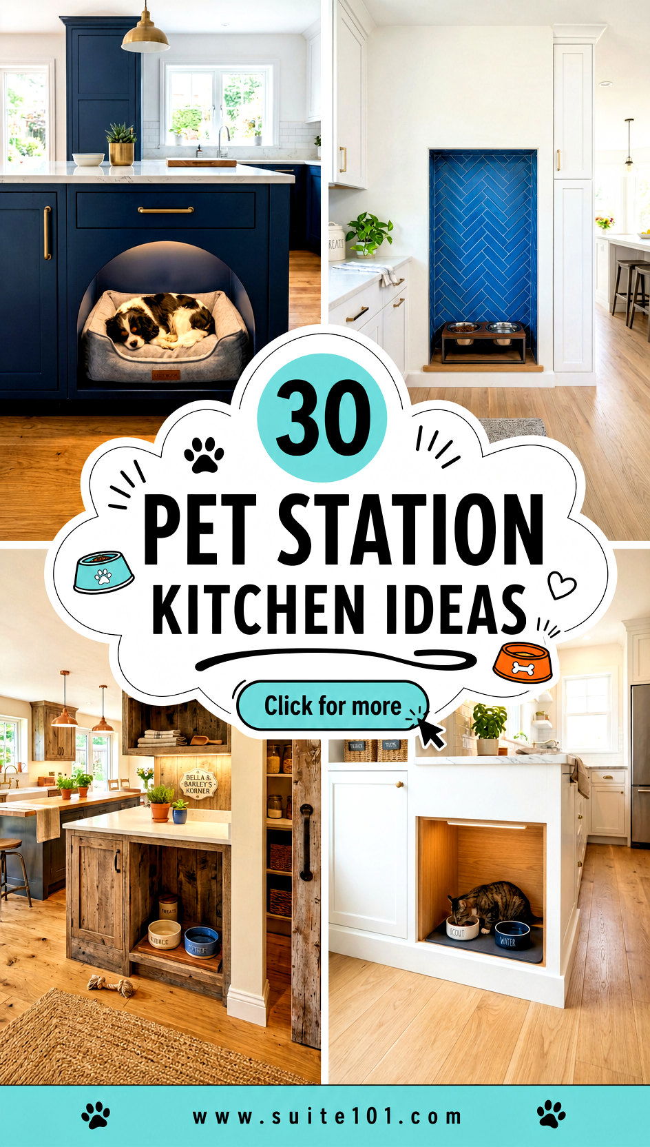 30 Pet Station Kitchen Ideas for Mess-Free Feeding and Cleaning - 30 Pet Station Kitchen Ideas for Mess-Free Feeding & Cleaning