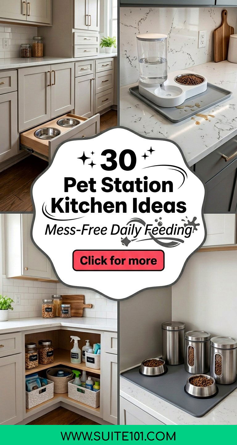 30 Pet Station Kitchen Ideas for Mess-Free Feeding and Cleaning - 30 Pet Station Kitchen Ideas for Mess-Free Feeding & Cleaning