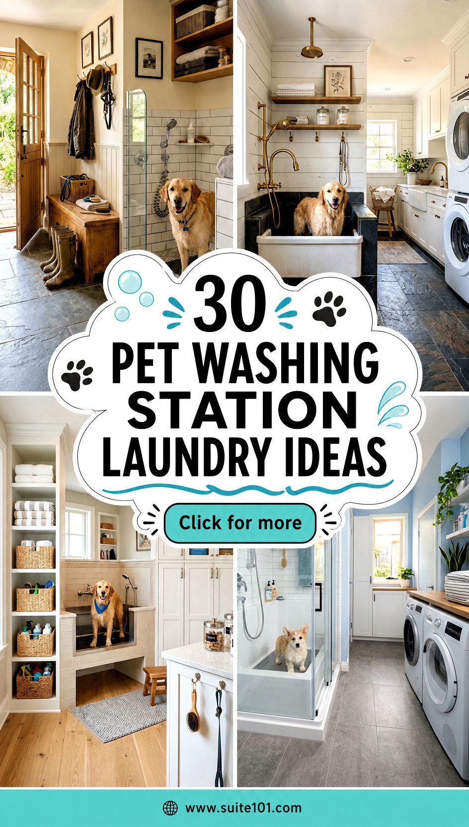 30 Pet Washing Station Laundry Ideas for Clean Happy Paws - 30 Pet Washing Station Laundry Ideas for Clean, Happy Paws