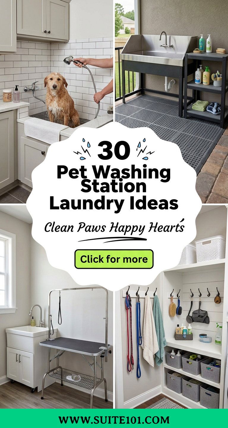 30 Pet Washing Station Laundry Ideas for Clean Happy Paws - 30 Pet Washing Station Laundry Ideas for Clean, Happy Paws