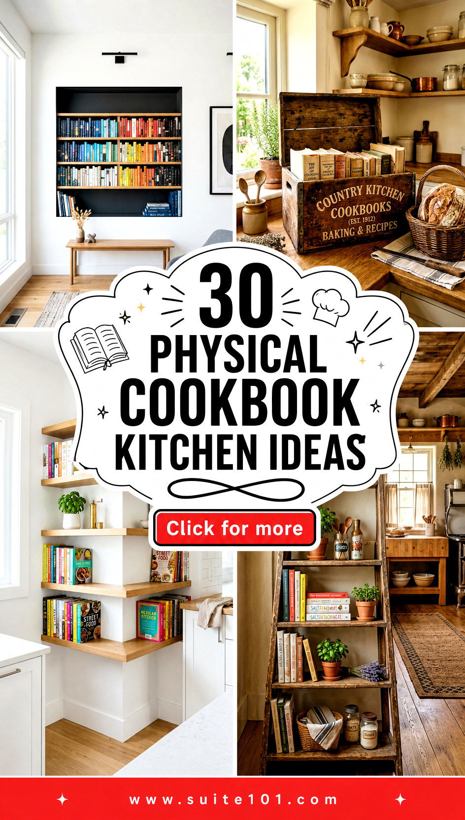 30 Physical Cookbook Kitchen Ideas to Style Your Recipe Station - 30 Physical Cookbook Kitchen Ideas to Style Your Recipe Station
