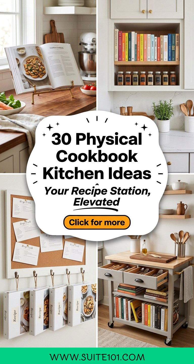 30 Physical Cookbook Kitchen Ideas to Style Your Recipe Station - 30 Physical Cookbook Kitchen Ideas to Style Your Recipe Station