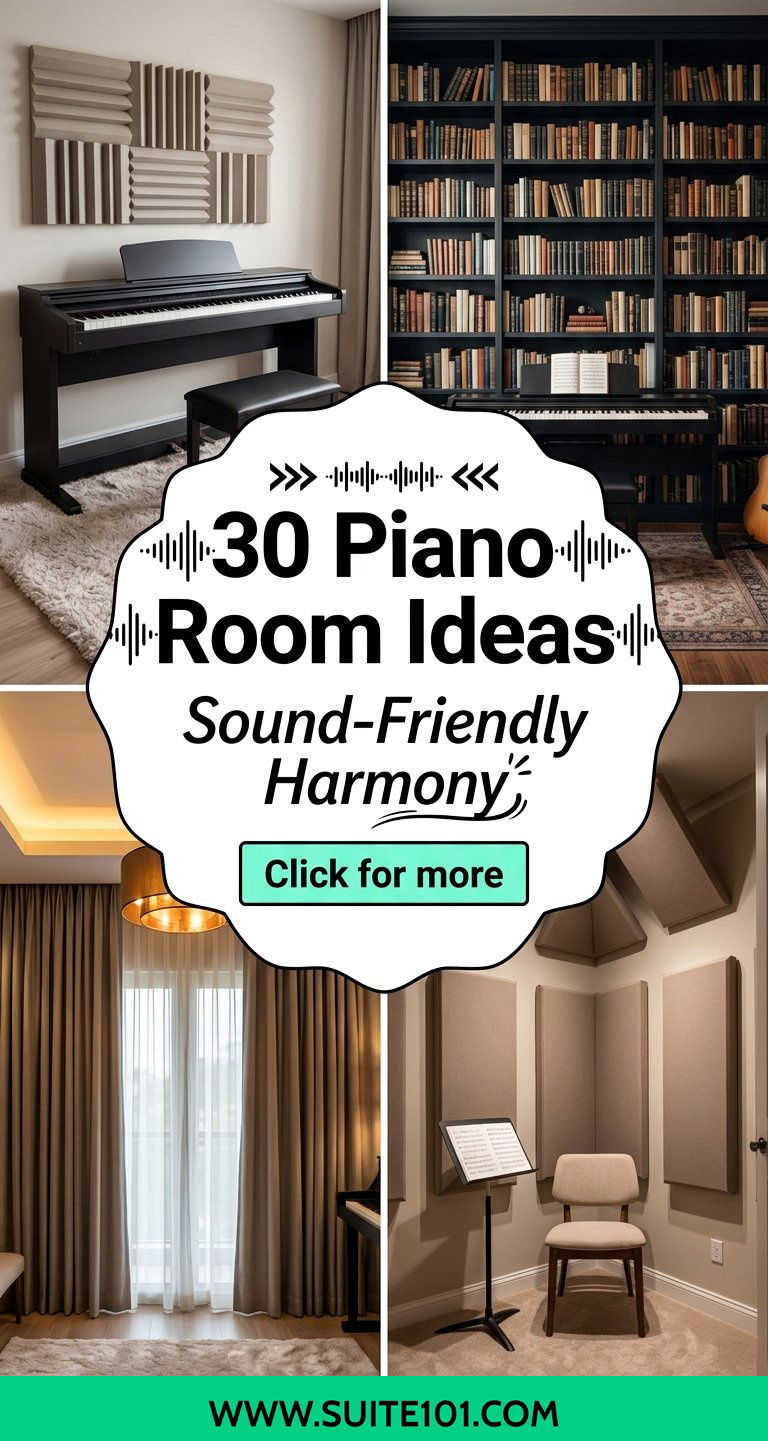 30 Piano Room Ideas for a Beautiful Sound-Friendly Setup - 30 Piano Room Ideas for a Beautiful, Sound-Friendly Setup