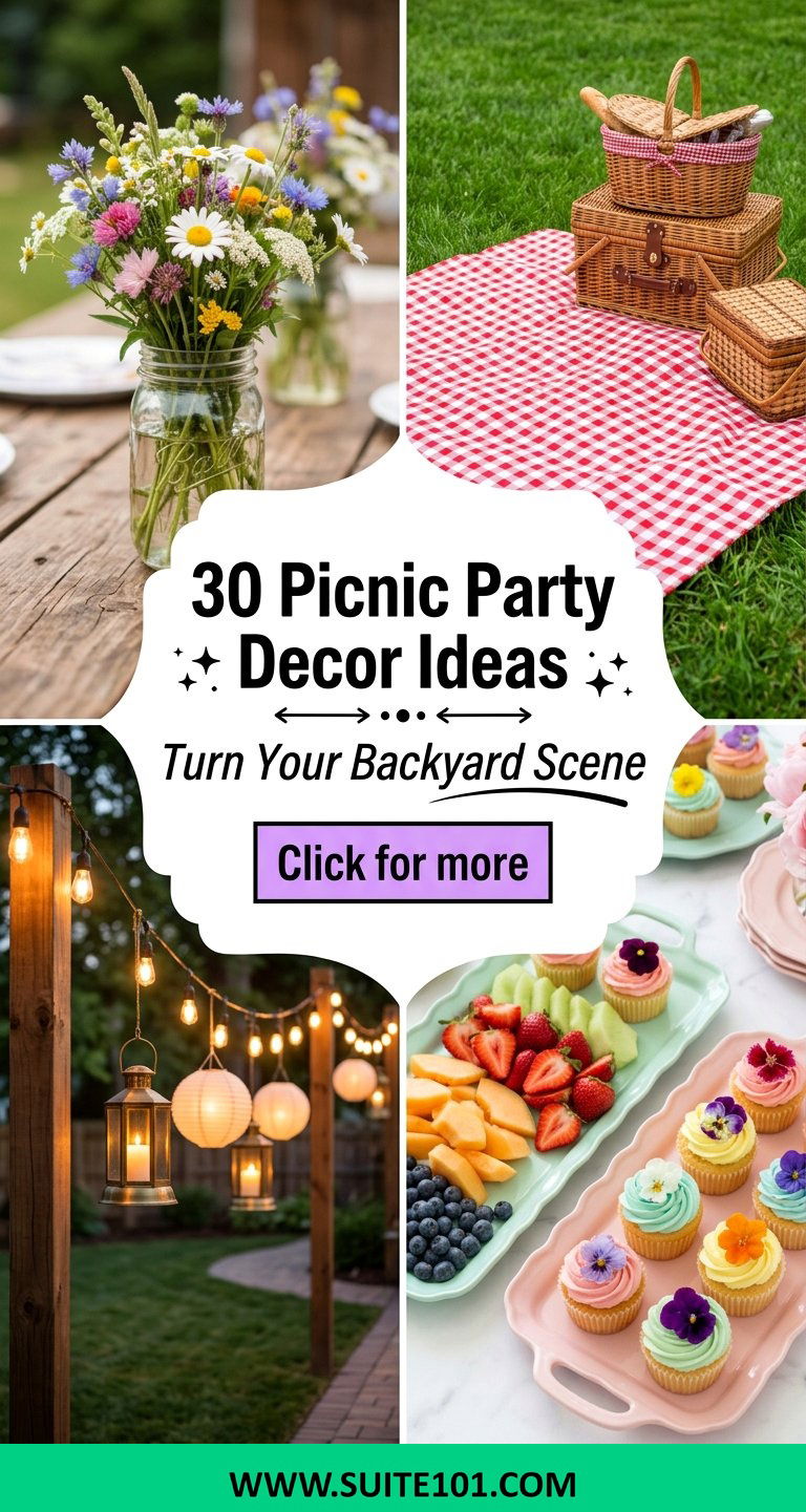 30 Picnic Party Decor Ideas for a Stunning Outdoor Setup - 30 Picnic Party Decor Ideas for a Stunning Outdoor Setup