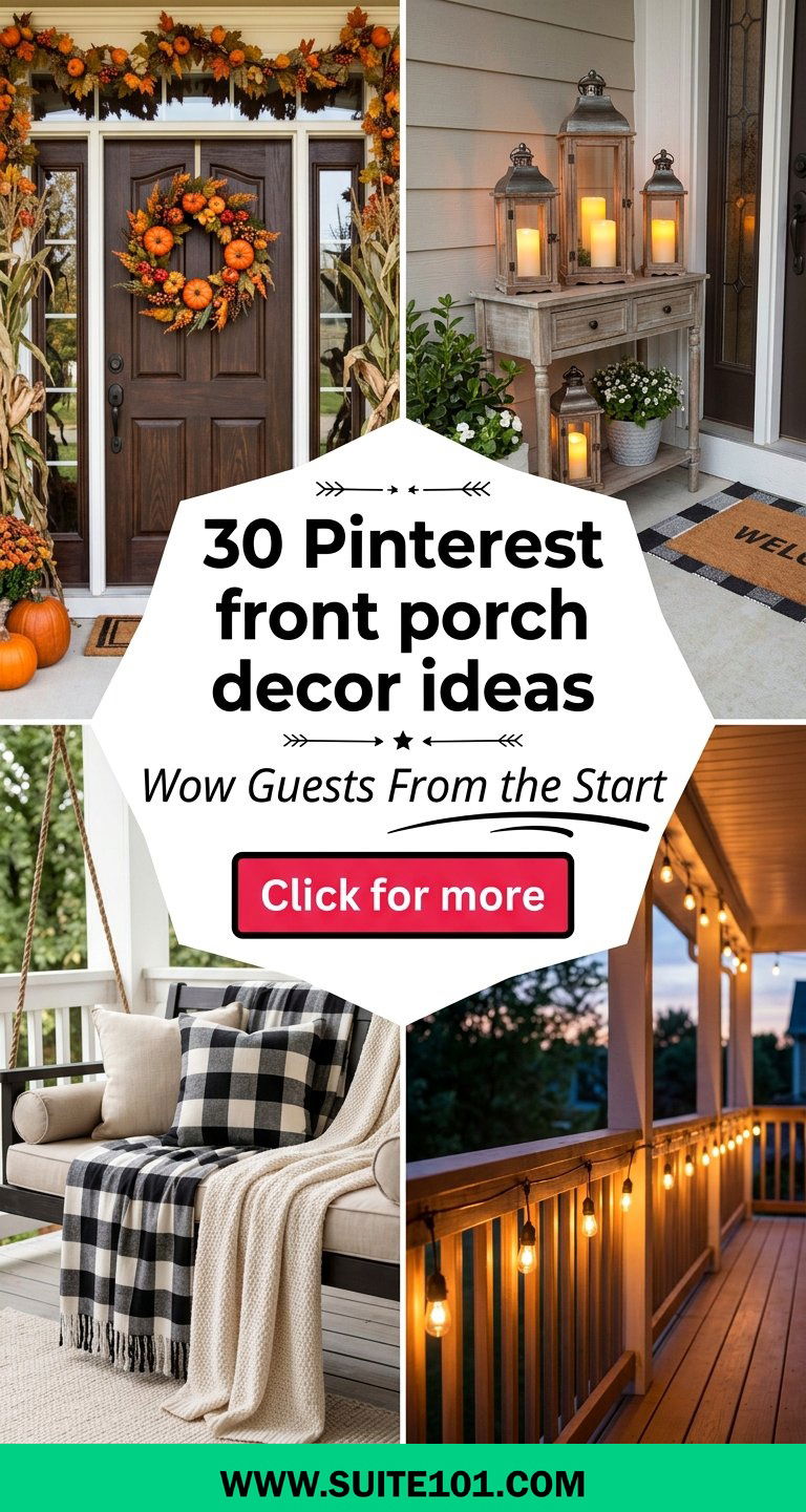 30 Pinterest front porch decor ideas to Wow Guests From the Start - 30 Pinterest front porch decor ideas to Wow Guests From the Start