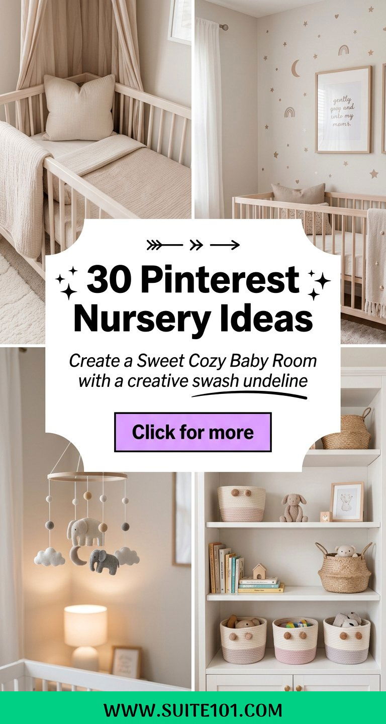 30 Pinterest nursery ideas to Create a Sweet Cozy Baby Room - 30 Pinterest nursery ideas to Create a Sweet, Cozy Baby Room