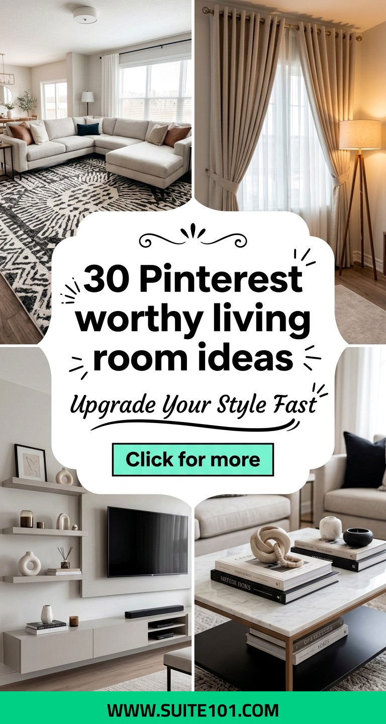 30 Pinterest worthy living room ideas to Upgrade Your Style - 30 Pinterest worthy living room ideas to Upgrade Your Style