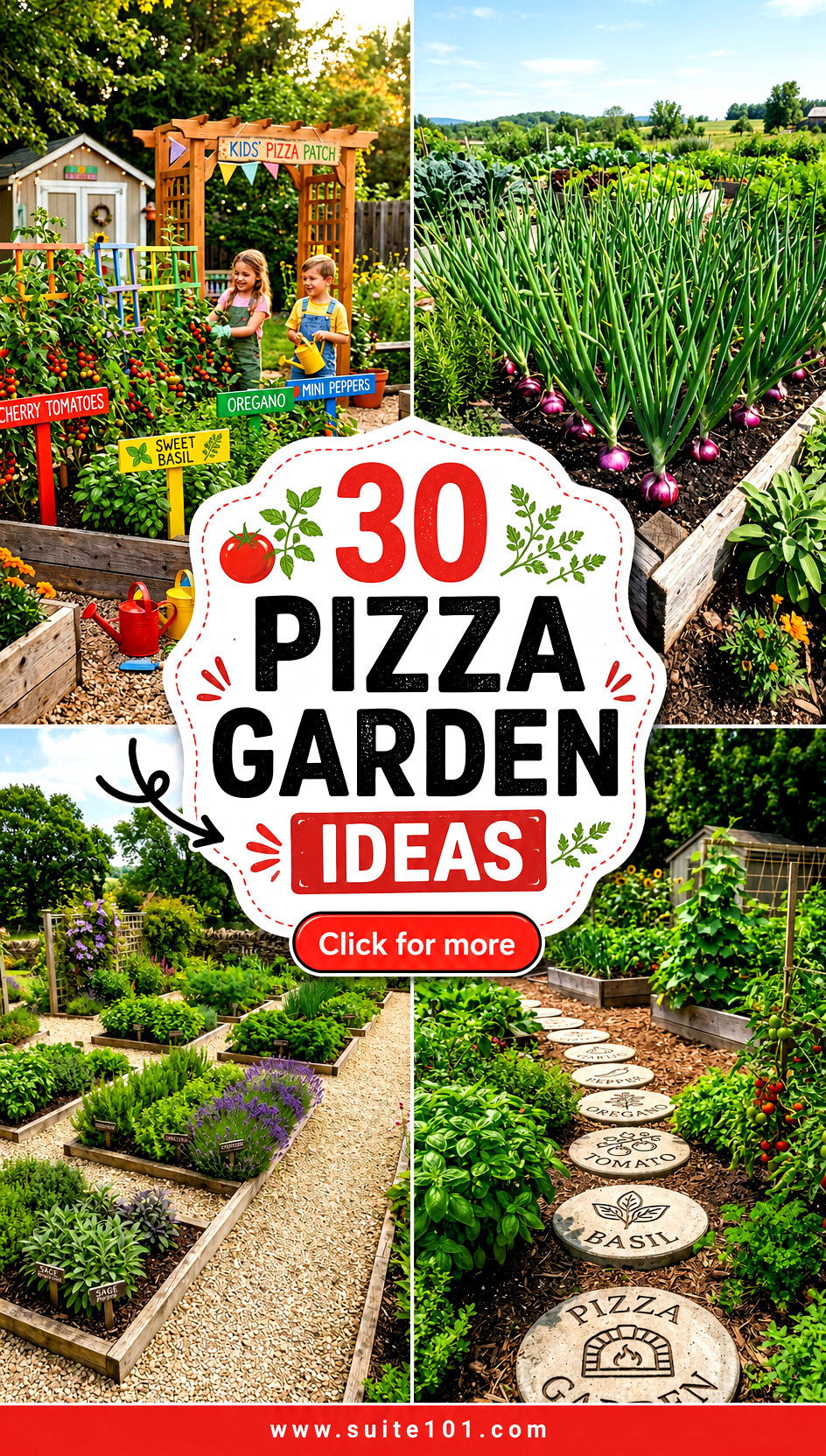 30 Pizza Garden Ideas for a Fresh Fun Backyard Setup Today - 30 Pizza Garden Ideas for a Fresh, Fun Backyard Setup Today