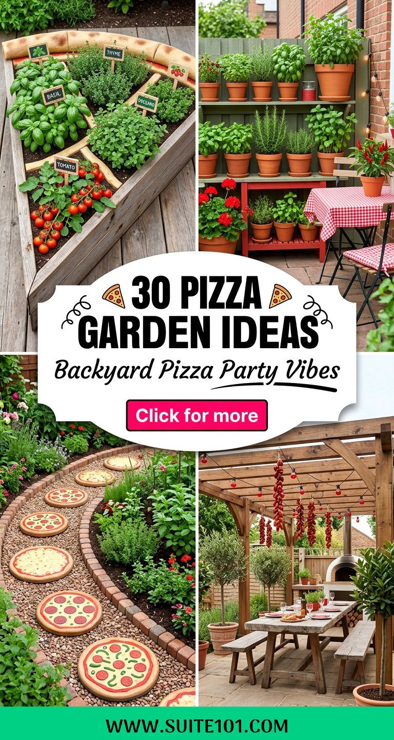 30 Pizza Garden Ideas for a Fresh Fun Backyard Setup Today - 30 Pizza Garden Ideas for a Fresh, Fun Backyard Setup Today