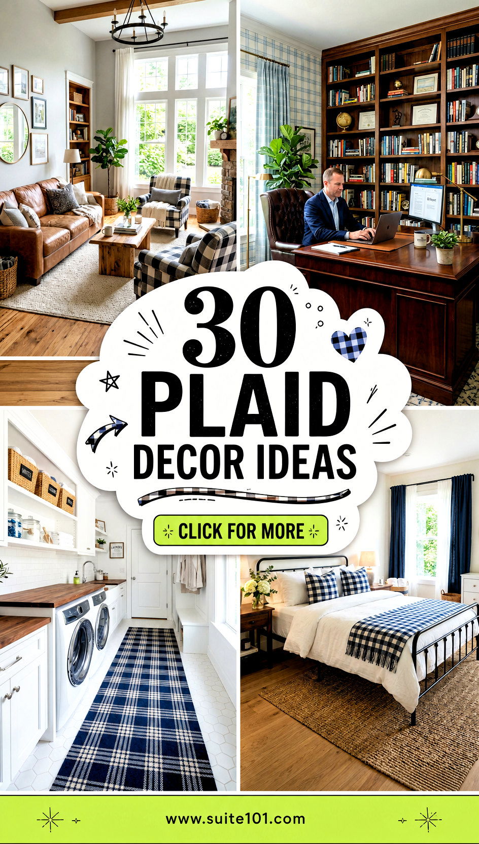 30 Plaid Decor Ideas to Add Cozy Charm to Any Room Today - 30 Plaid Decor Ideas to Add Cozy Charm to Any Room Today
