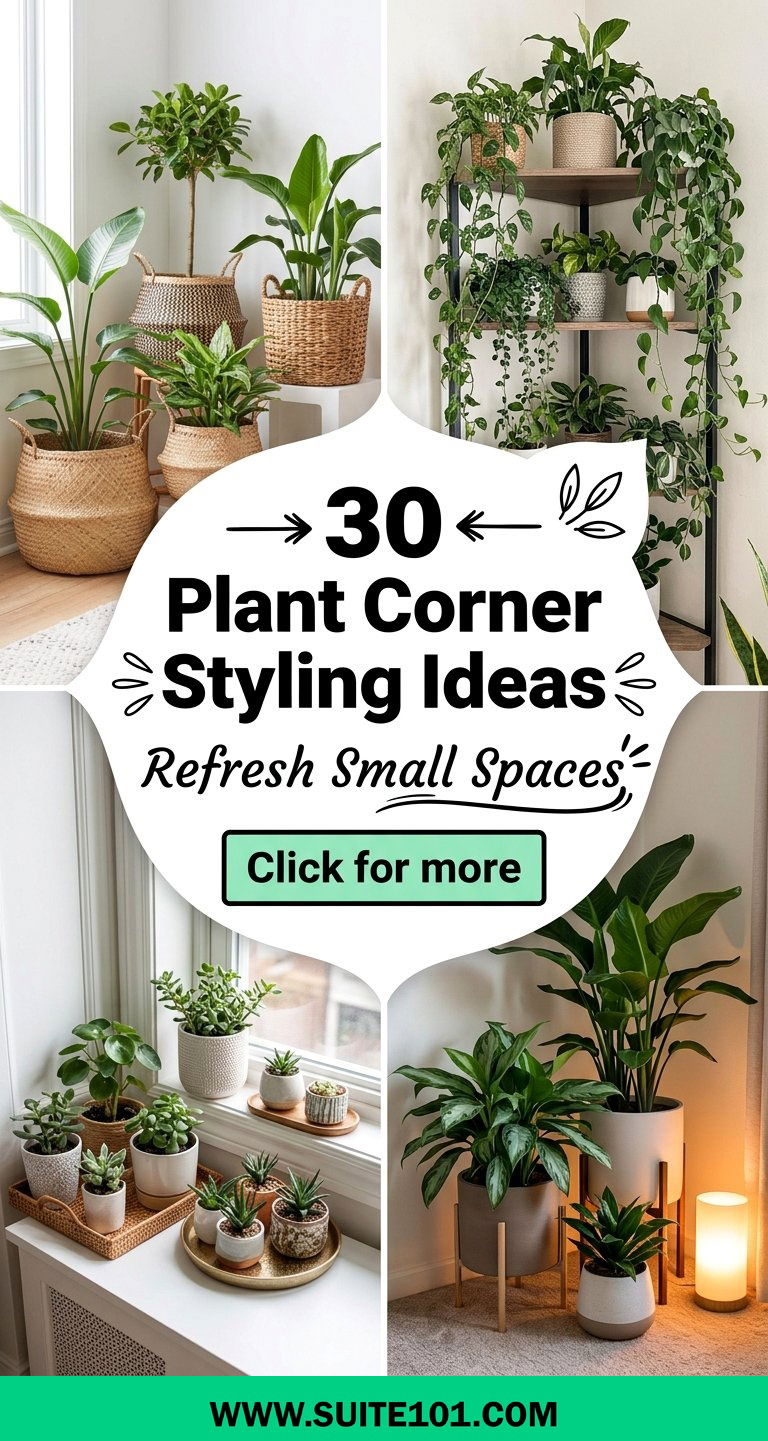 30 Plant Corner Styling Ideas to Refresh Small Spaces - 30 Plant Corner Styling Ideas to Refresh Small Spaces