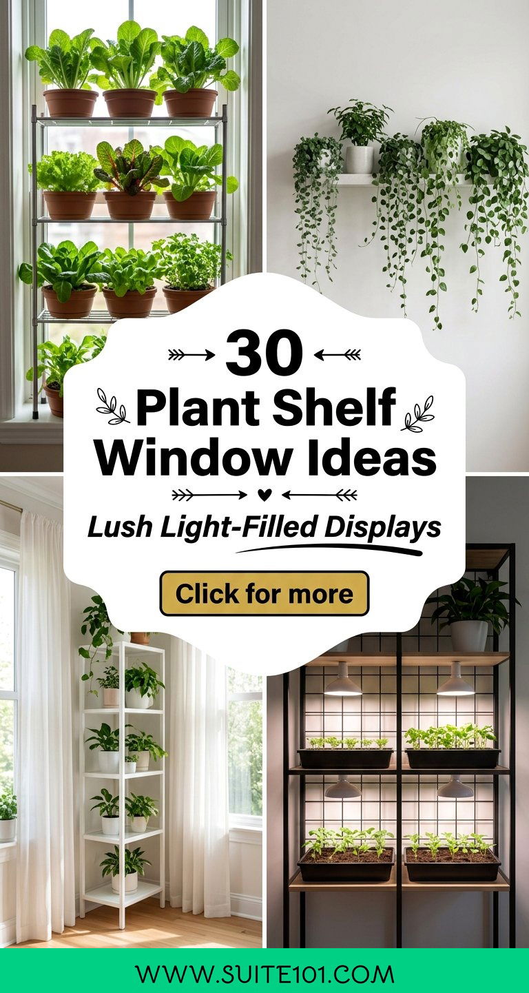 30 Plant Shelf Window Ideas for Lush Light-Filled Displays - 30 Plant Shelf Window Ideas for Lush Light-Filled Displays