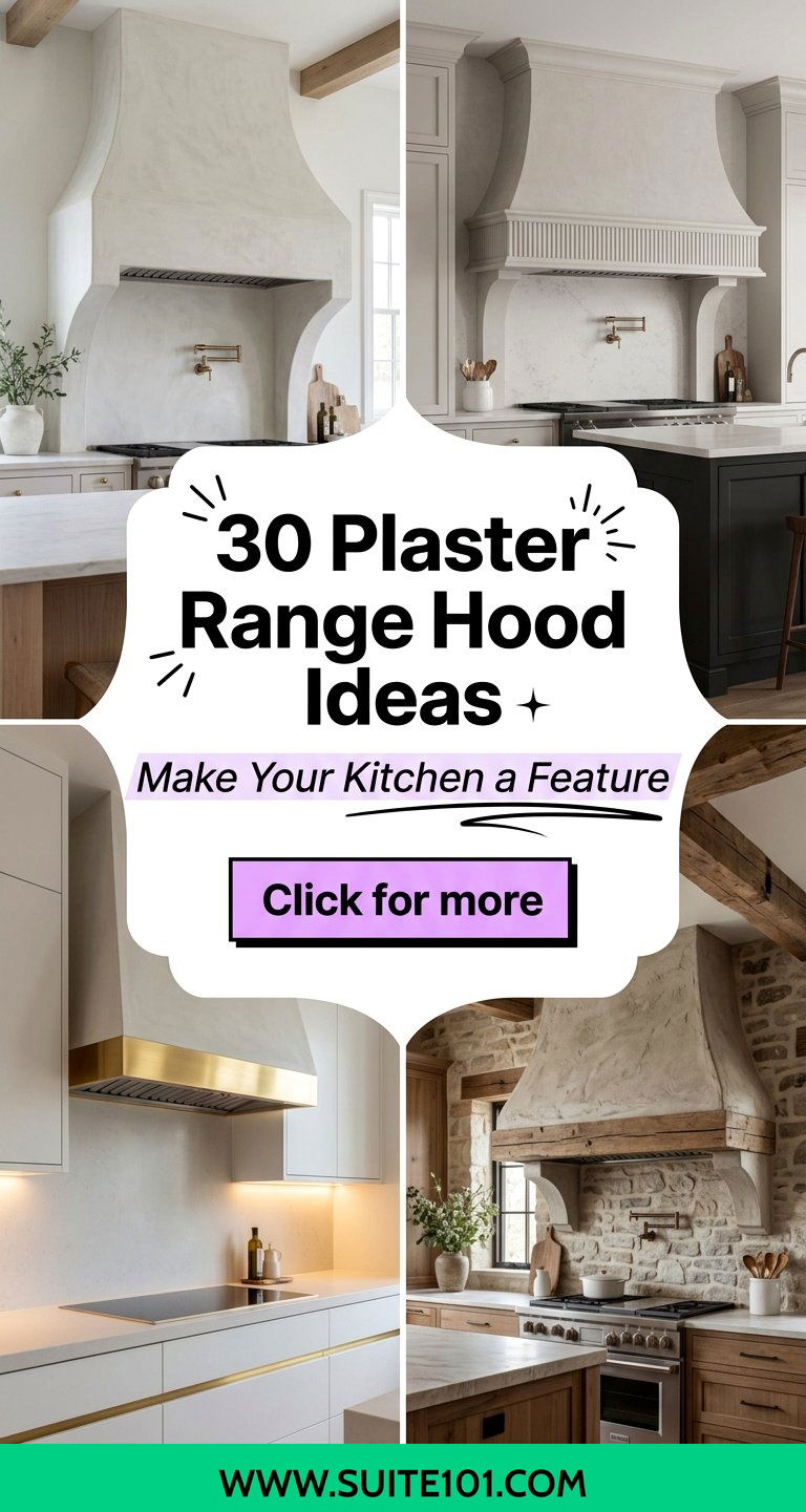 30 Plaster Range Hood Ideas for a Statement Kitchen Feature - 30 Plaster Range Hood Ideas for a Statement Kitchen Feature
