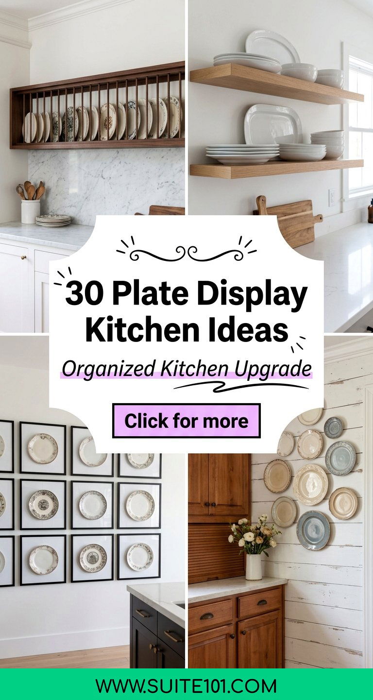 30 Plate Display Kitchen Ideas for an Organized Kitchen Upgrade - 30 Plate Display Kitchen Ideas for an Organized Kitchen Upgrade