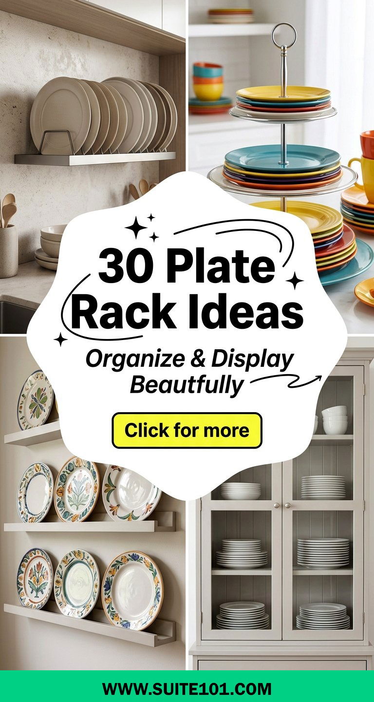 30 Plate Rack Ideas to Organize and Showcase Your Plates - 30 Plate Rack Ideas to Organize and Showcase Your Plates
