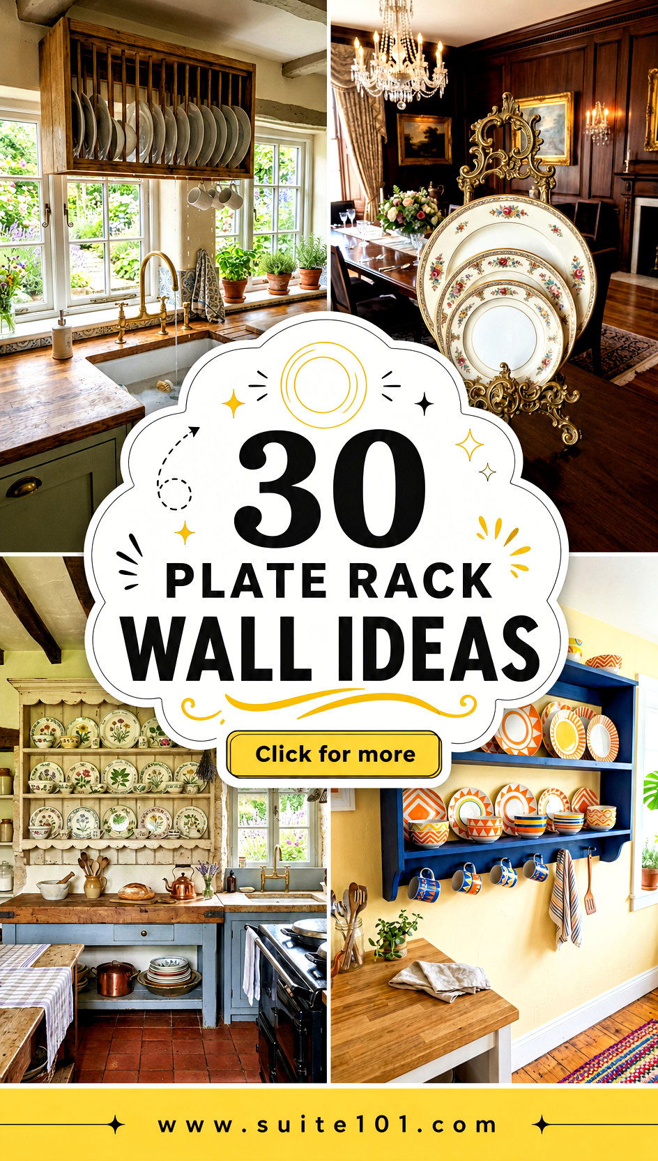 30 Plate Rack Wall Ideas to Display Dinnerware Like a Gallery - 30 Plate Rack Wall Ideas to Display Dinnerware Like a Gallery