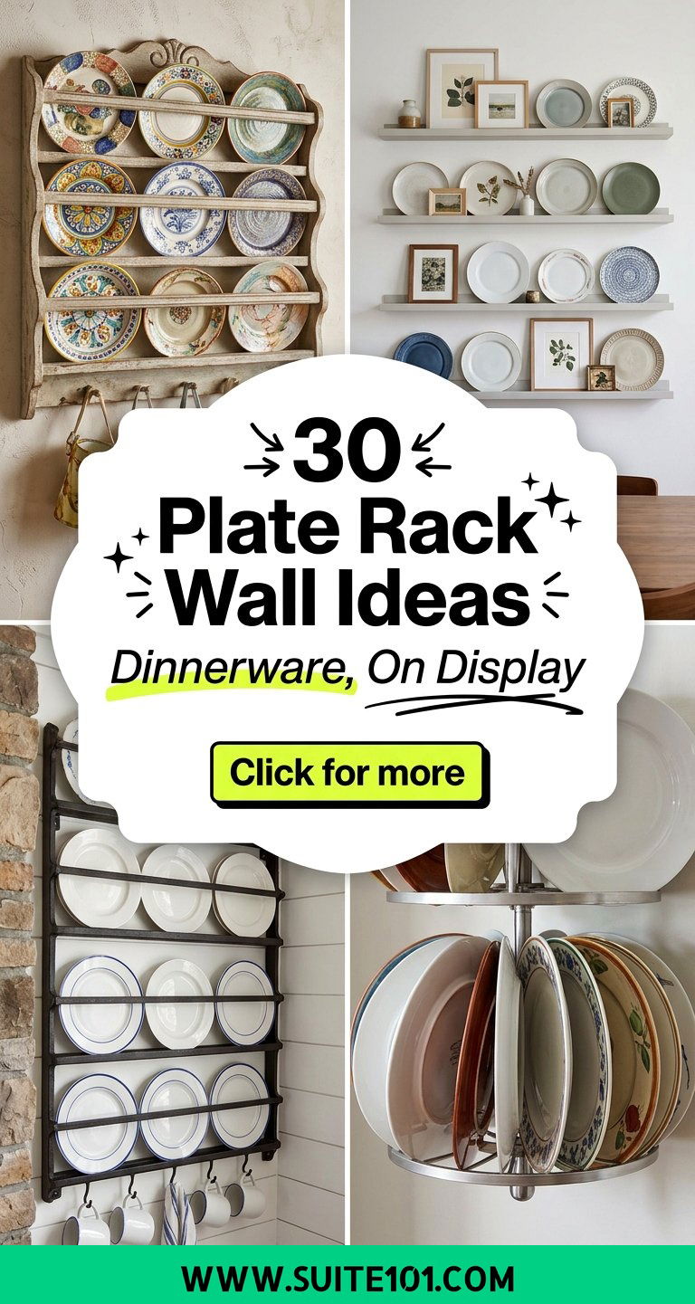 30 Plate Rack Wall Ideas to Display Dinnerware Like a Gallery - 30 Plate Rack Wall Ideas to Display Dinnerware Like a Gallery