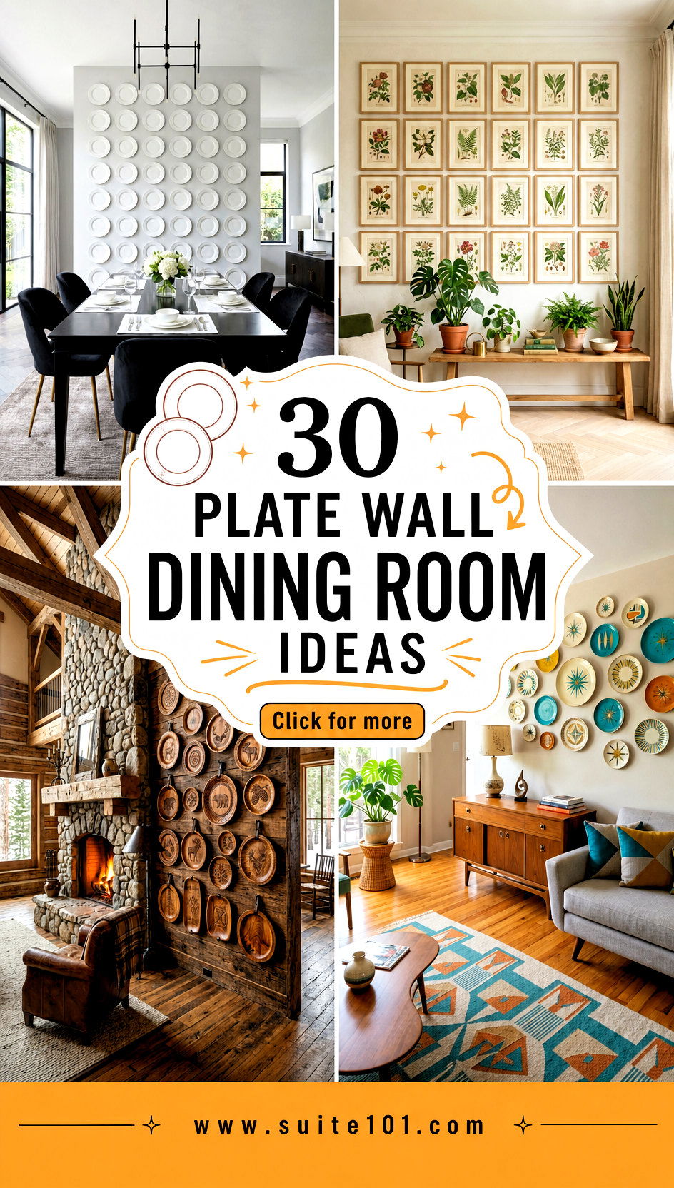 30 Plate Wall Dining Room Ideas for a Chic Statement Today - 30 Plate Wall Dining Room Ideas for a Chic Statement Today