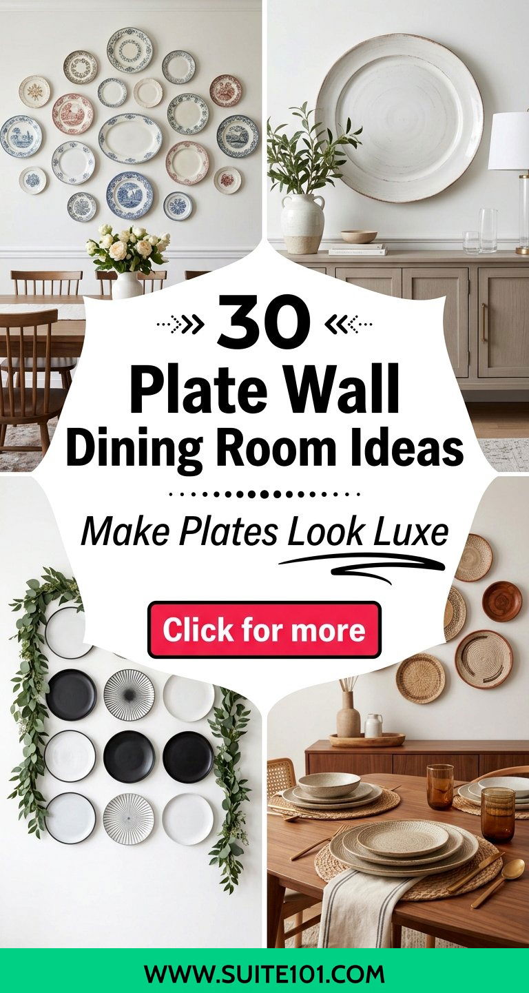 30 Plate Wall Dining Room Ideas for a Chic Statement Today - 30 Plate Wall Dining Room Ideas for a Chic Statement Today