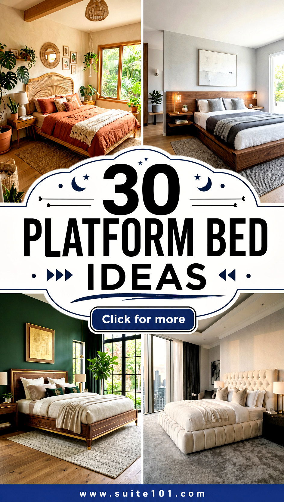 30 Platform Bed Ideas That Look Sleek and Sleep Better Now - 30 Platform Bed Ideas That Look Sleek and Sleep Better Now