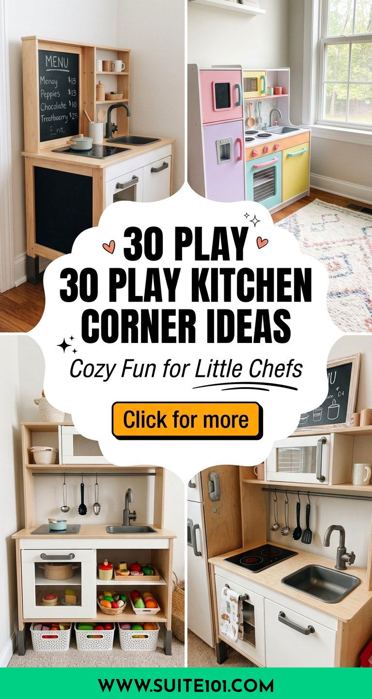 30 Play Kitchen Corner Ideas for a Cozy Creative Kids Setup - 30 Play Kitchen Corner Ideas for a Cozy, Creative Kids Setup