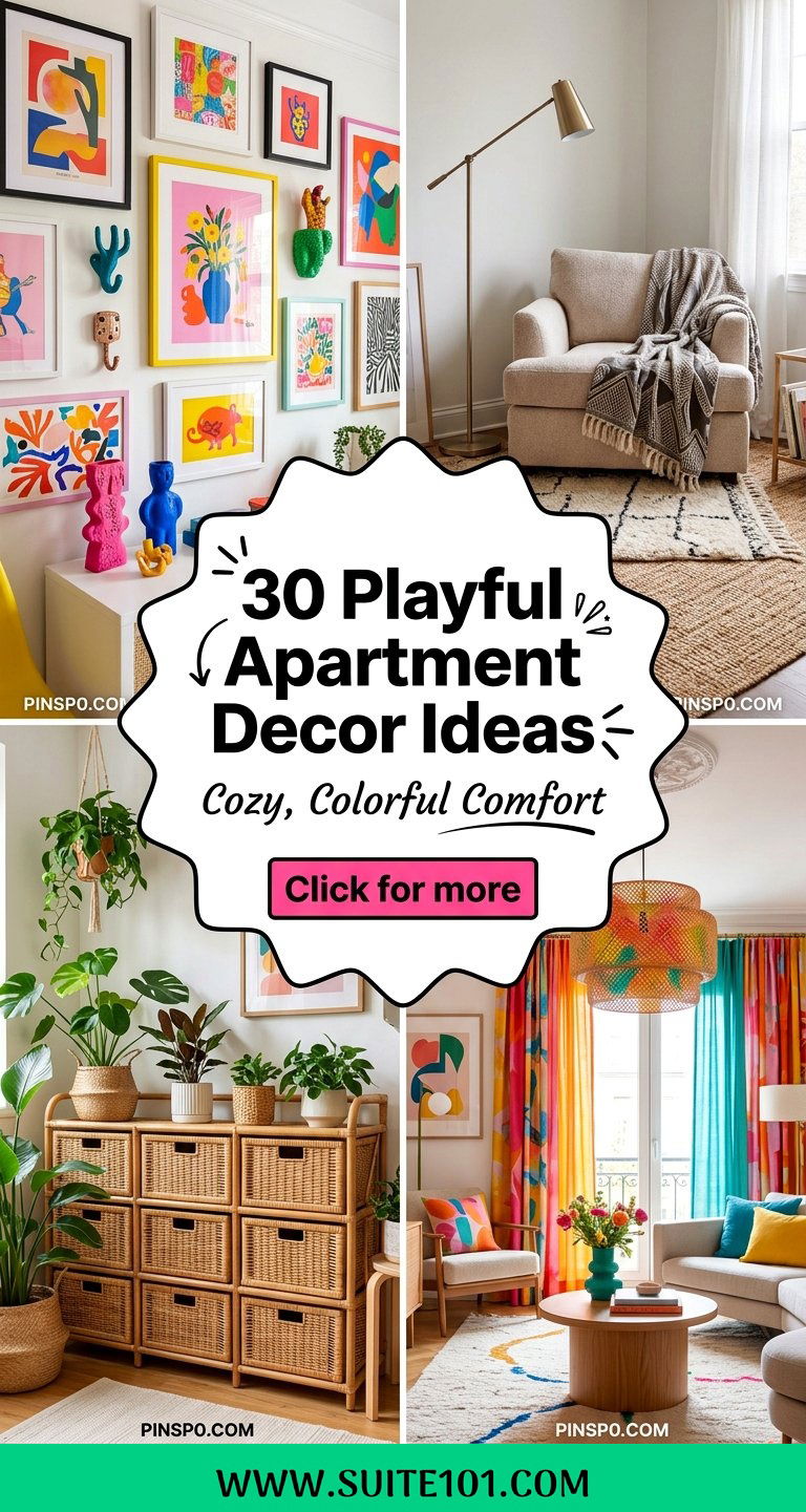 30 Playful Apartment Decor Ideas for Cozy Colorful Style - 30 Playful Apartment Decor Ideas for Cozy, Colorful Style