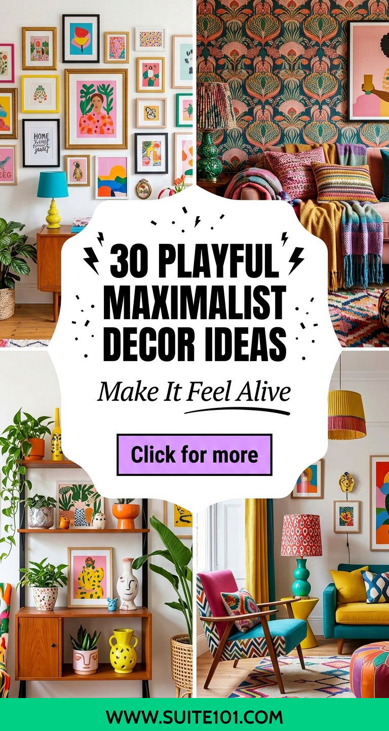 30 Playful Maximalist Decor Ideas to Make Rooms Feel Alive - 30 Playful Maximalist Decor Ideas to Make Rooms Feel Alive
