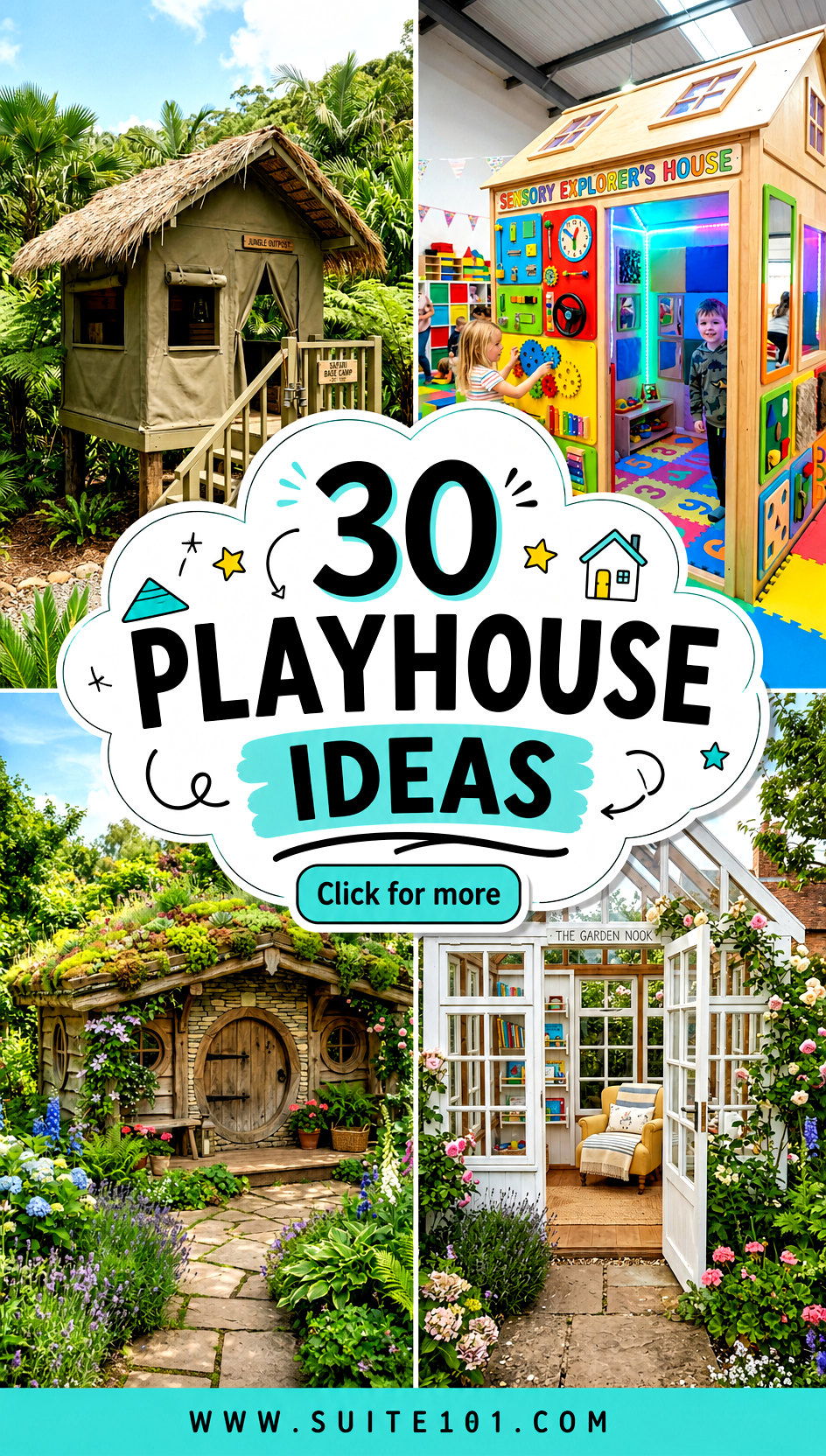 30 Playhouse Ideas to Build Big Imagination in Small Spaces - 30 Playhouse Ideas to Build Big Imagination in Small Spaces
