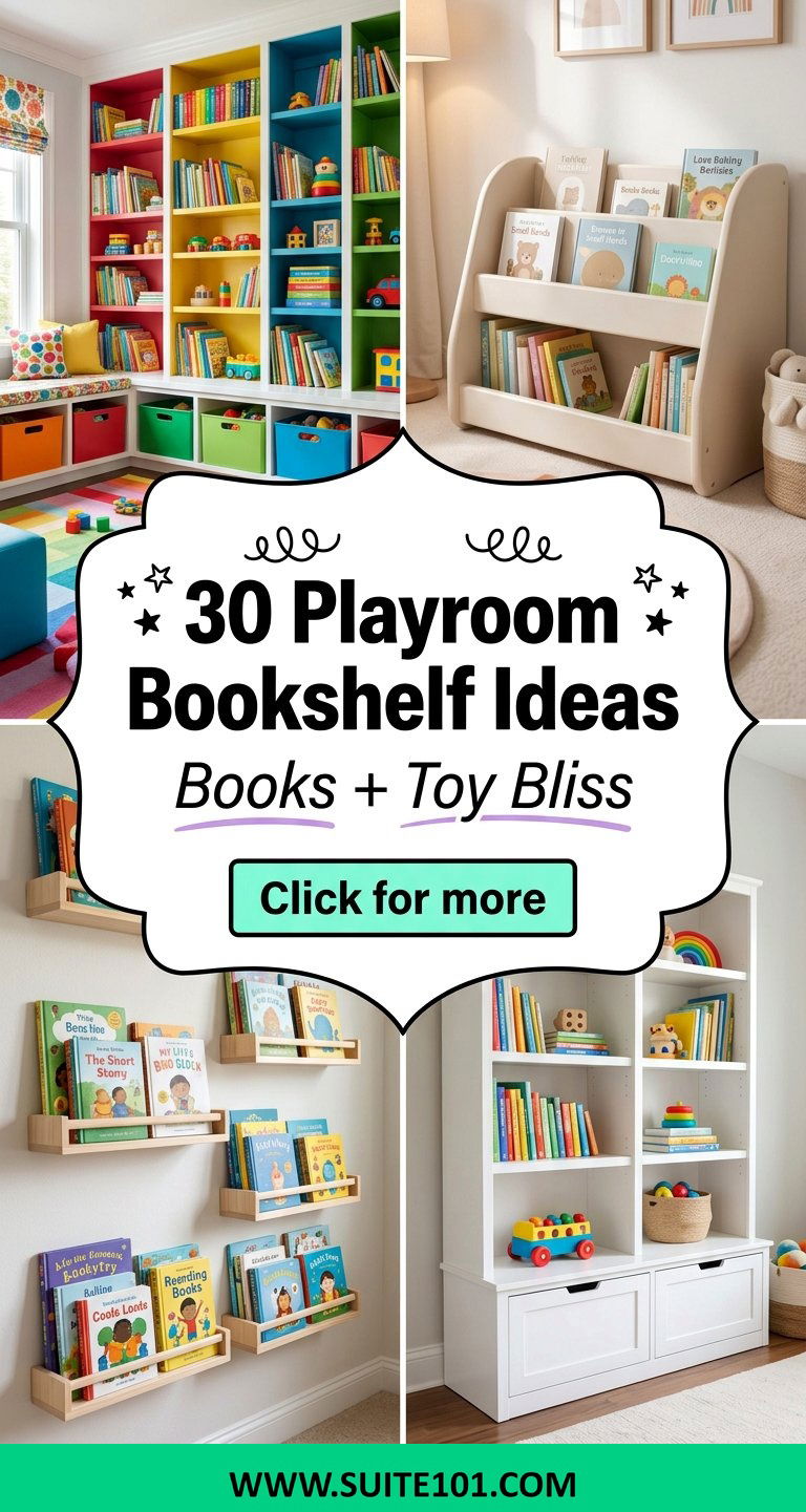 30 Playroom Bookshelf Ideas to Organize Display and Delight - 30 Playroom Bookshelf Ideas to Organize, Display, and Delight