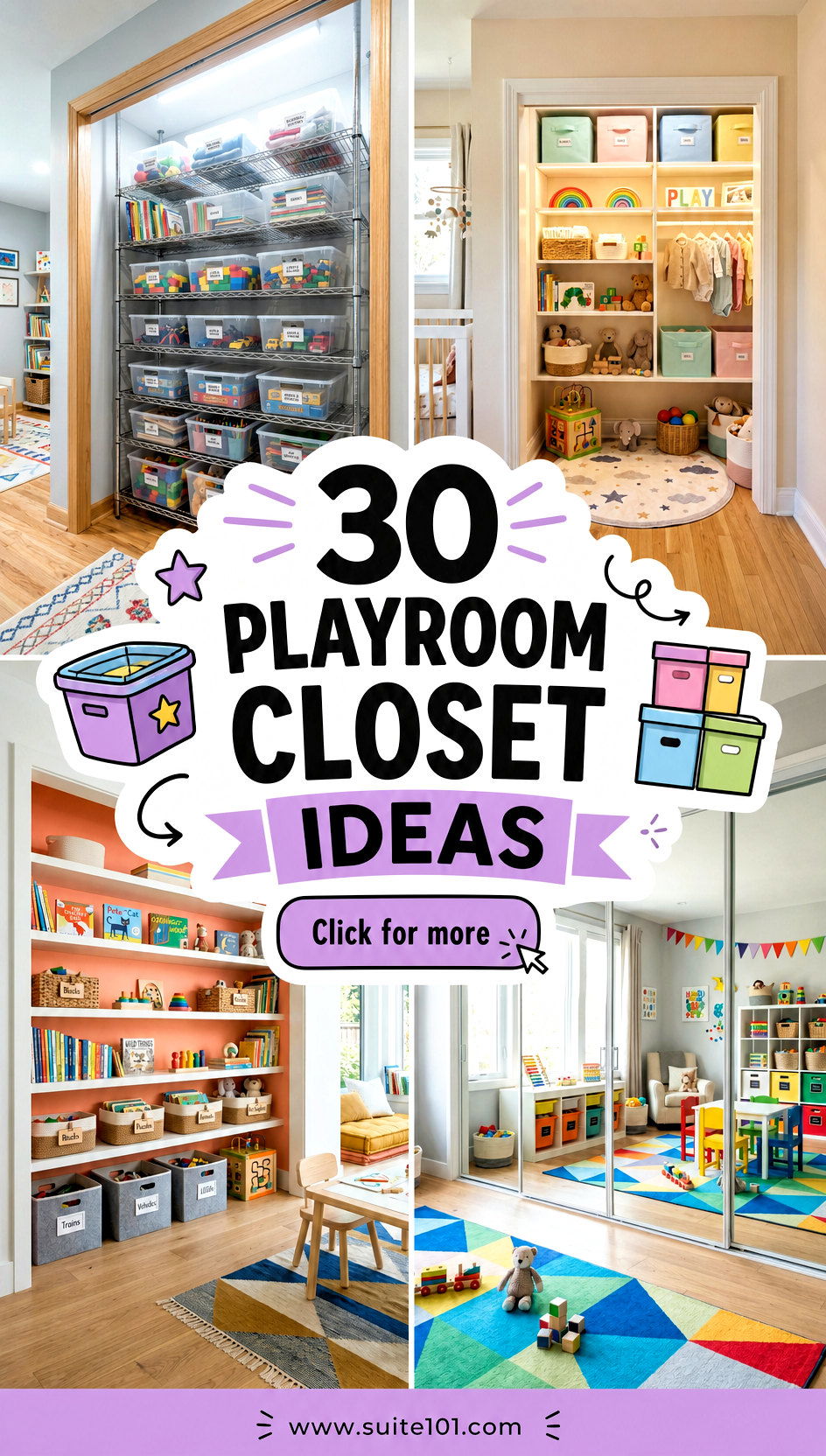 30 Playroom Closet Ideas to Tidy Toys While Keeping It Cute - 30 Playroom Closet Ideas to Tidy Toys While Keeping It Cute