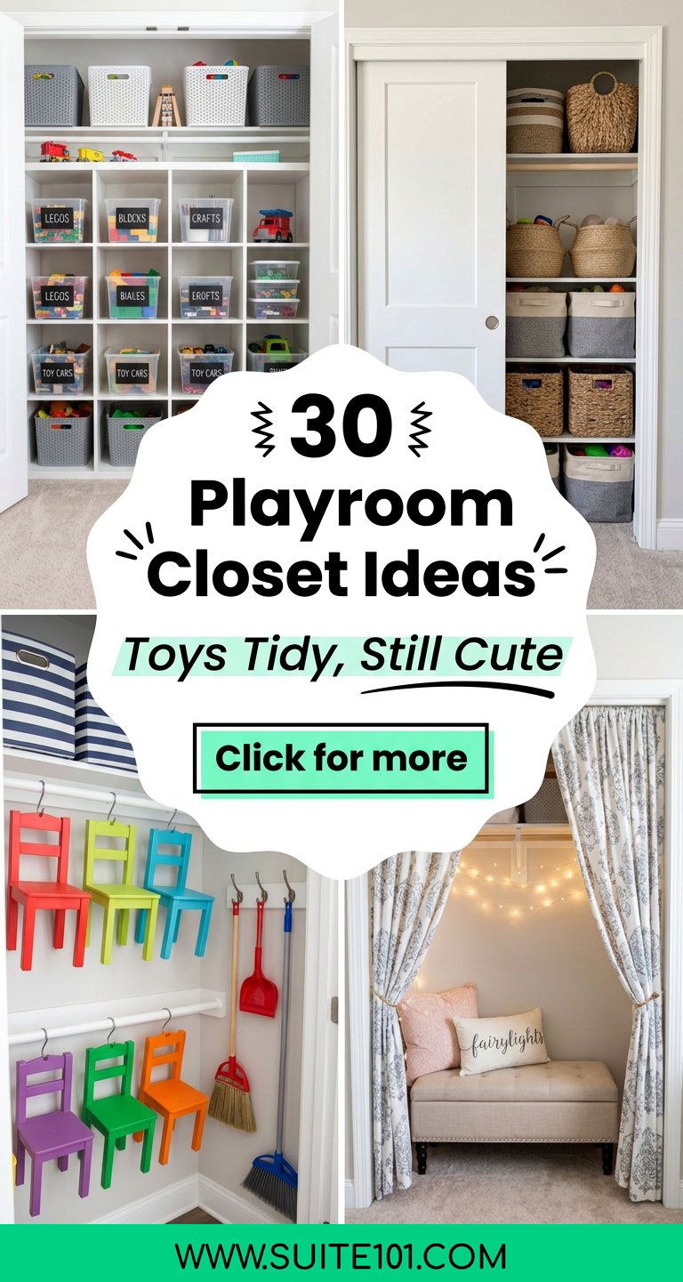 30 Playroom Closet Ideas to Tidy Toys While Keeping It Cute - 30 Playroom Closet Ideas to Tidy Toys While Keeping It Cute