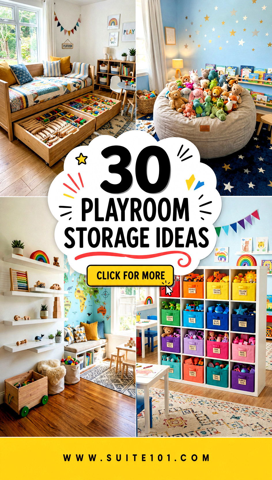 30 Playroom Storage Ideas That Keep Toys Hidden and Easy Daily - 30 Playroom Storage Ideas That Keep Toys Hidden and Easy Daily