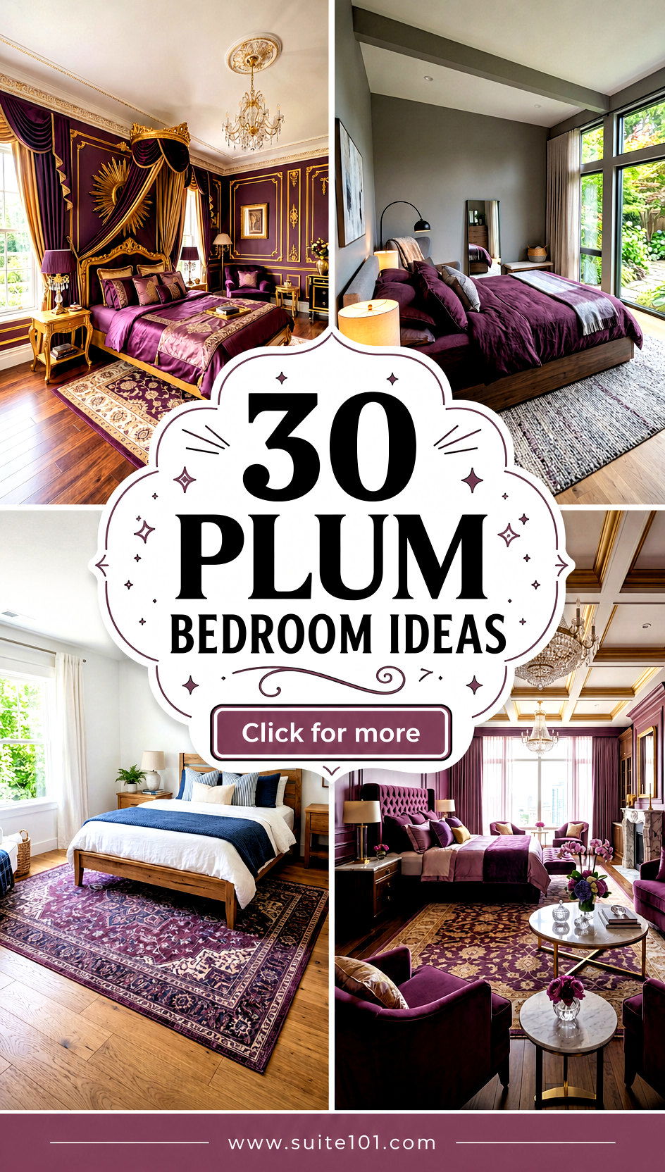 30 Plum Bedroom Ideas for a Bold Cozy Color Makeover Today - 30 Plum Bedroom Ideas for a Bold, Cozy Color Makeover Today