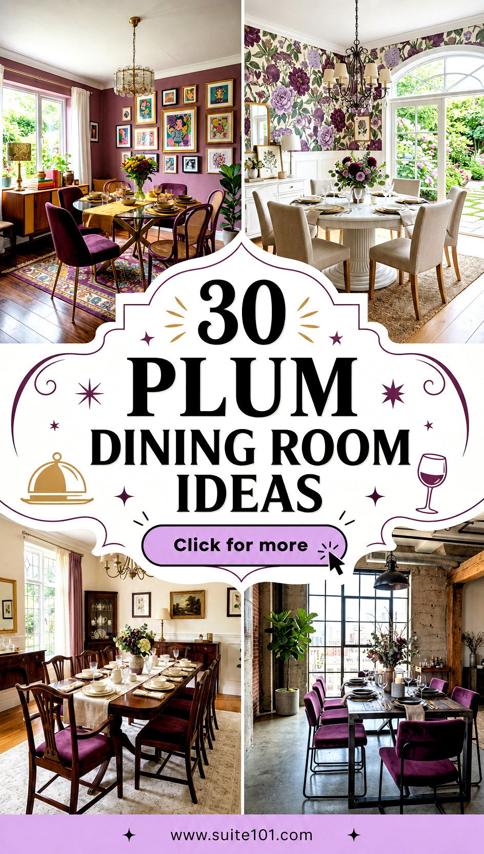 30 Plum Dining Room Ideas for Luxe Walls Mood and Style - 30 Plum Dining Room Ideas for Luxe Walls, Mood, and Style