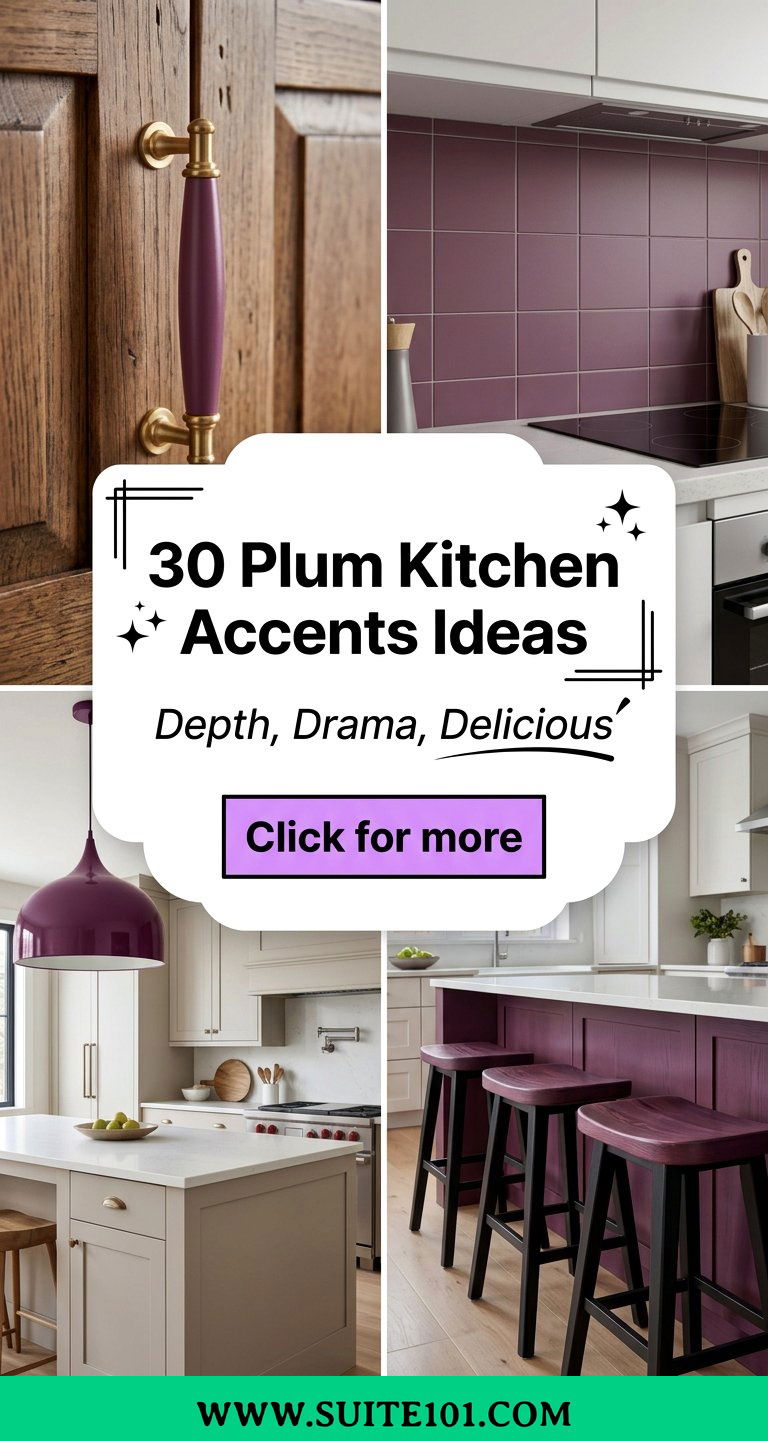 30 Plum Kitchen Accents Ideas to Add Depth and Bold Color - 30 Plum Kitchen Accents Ideas to Add Depth and Bold Color