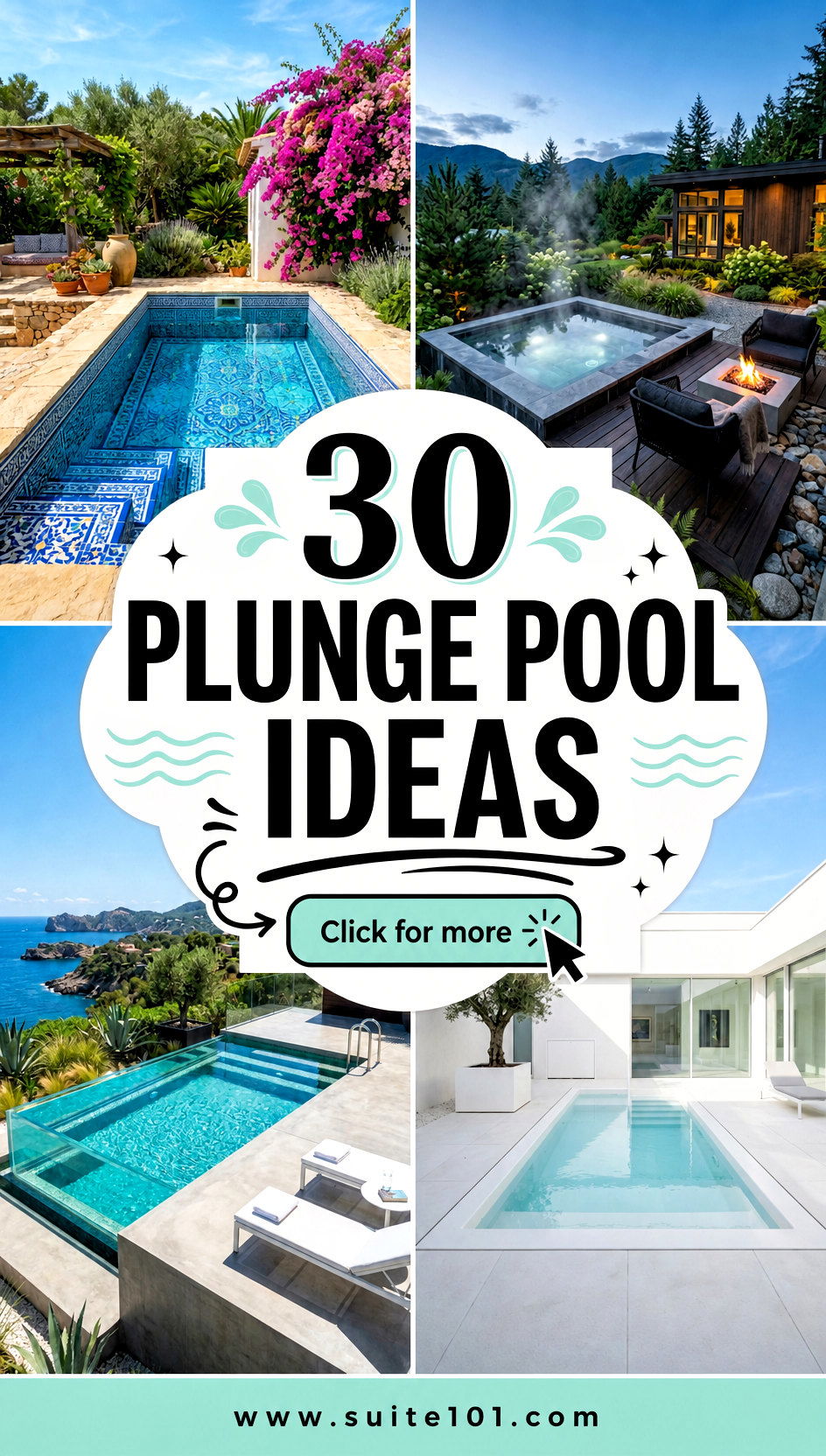 30 Plunge Pool Ideas to Create a Luxury Backyard Escape - 30 Plunge Pool Ideas to Create a Luxury Backyard Escape