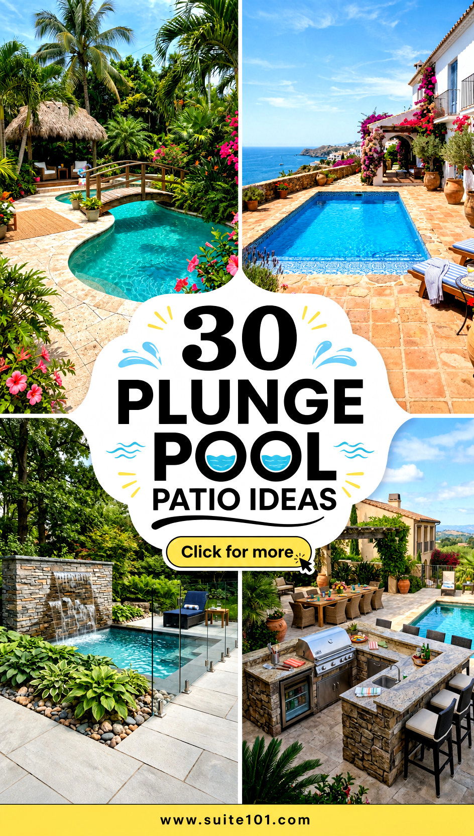 30 Plunge Pool Patio Ideas To Transform Your Outdoor Space - 30 Plunge Pool Patio Ideas To Transform Your Outdoor Space