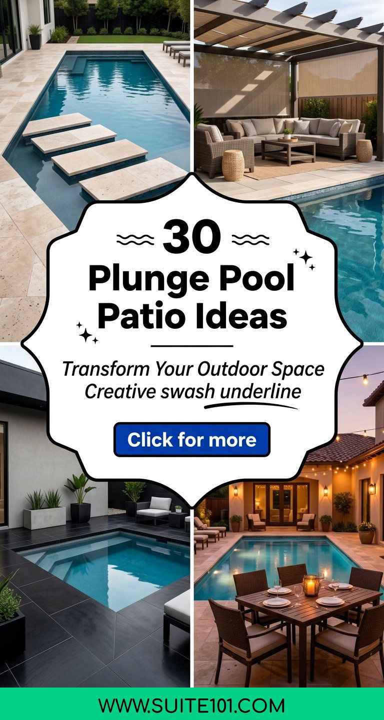 30 Plunge Pool Patio Ideas To Transform Your Outdoor Space - 30 Plunge Pool Patio Ideas To Transform Your Outdoor Space