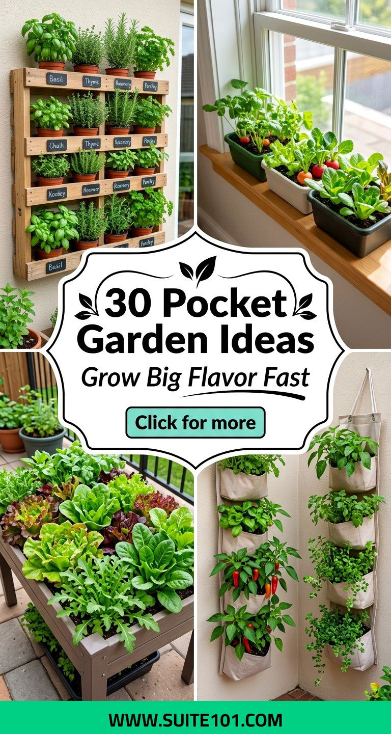 30 Pocket Garden Ideas to Grow Big Flavor in Small Spaces - 30 Pocket Garden Ideas to Grow Big Flavor in Small Spaces