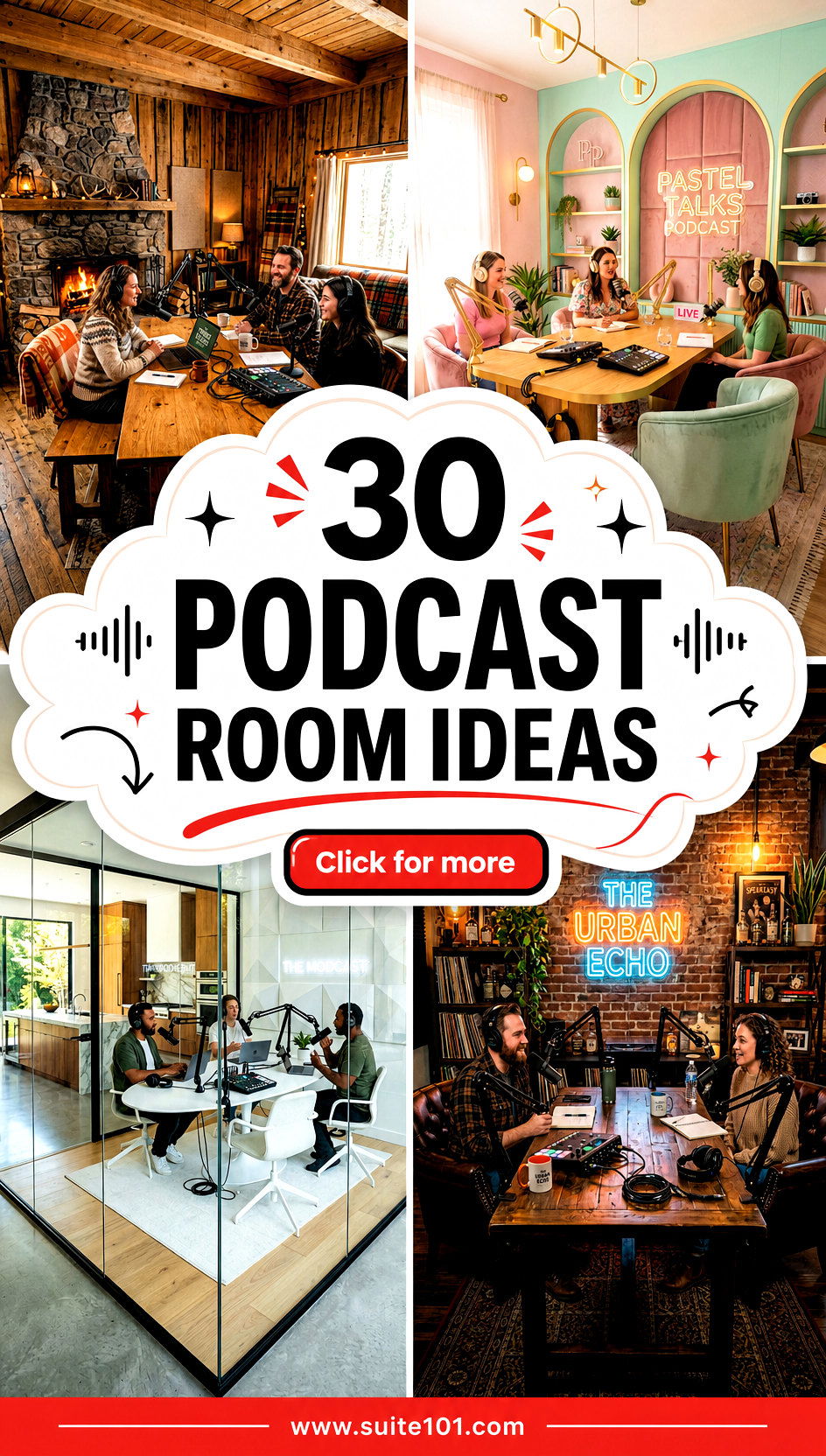 30 Podcast Room Ideas for a Soundproof Studio Setup Today - 30 Podcast Room Ideas for a Soundproof Studio Setup Today