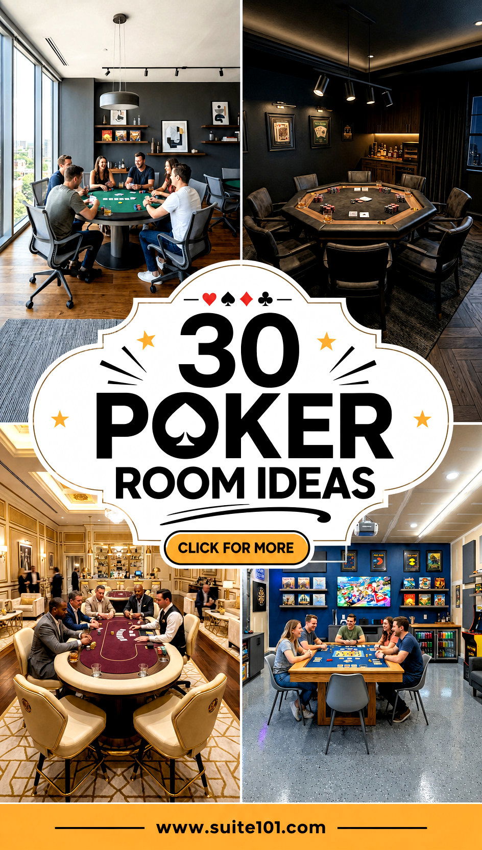 30 Poker Room Ideas to Design a Winning Game Night Space - 30 Poker Room Ideas to Design a Winning Game Night Space
