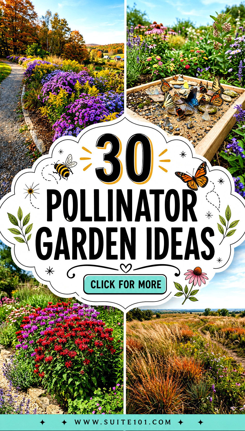 30 Pollinator Garden Ideas for Year-Round Flowers and Happy Bugs - 30 Pollinator Garden Ideas for Year-Round Flowers and Happy Bugs